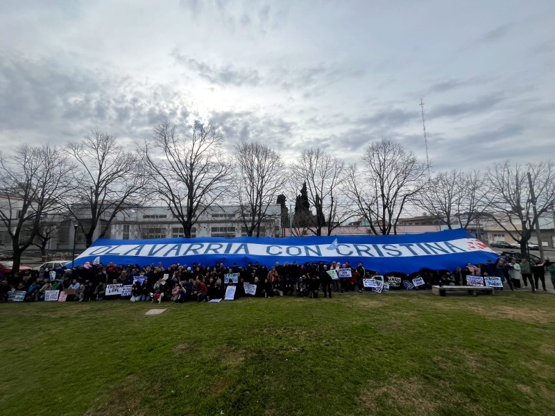 Acto de apoyo a Cristina Fernndez en la Plaza Lpez Camelo